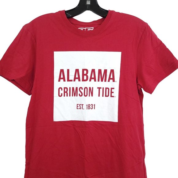 e5 Other - Alabama Crimson Tide TShirt NEW Size S Graphic Logo Soft Short Sleeve Tee Sports